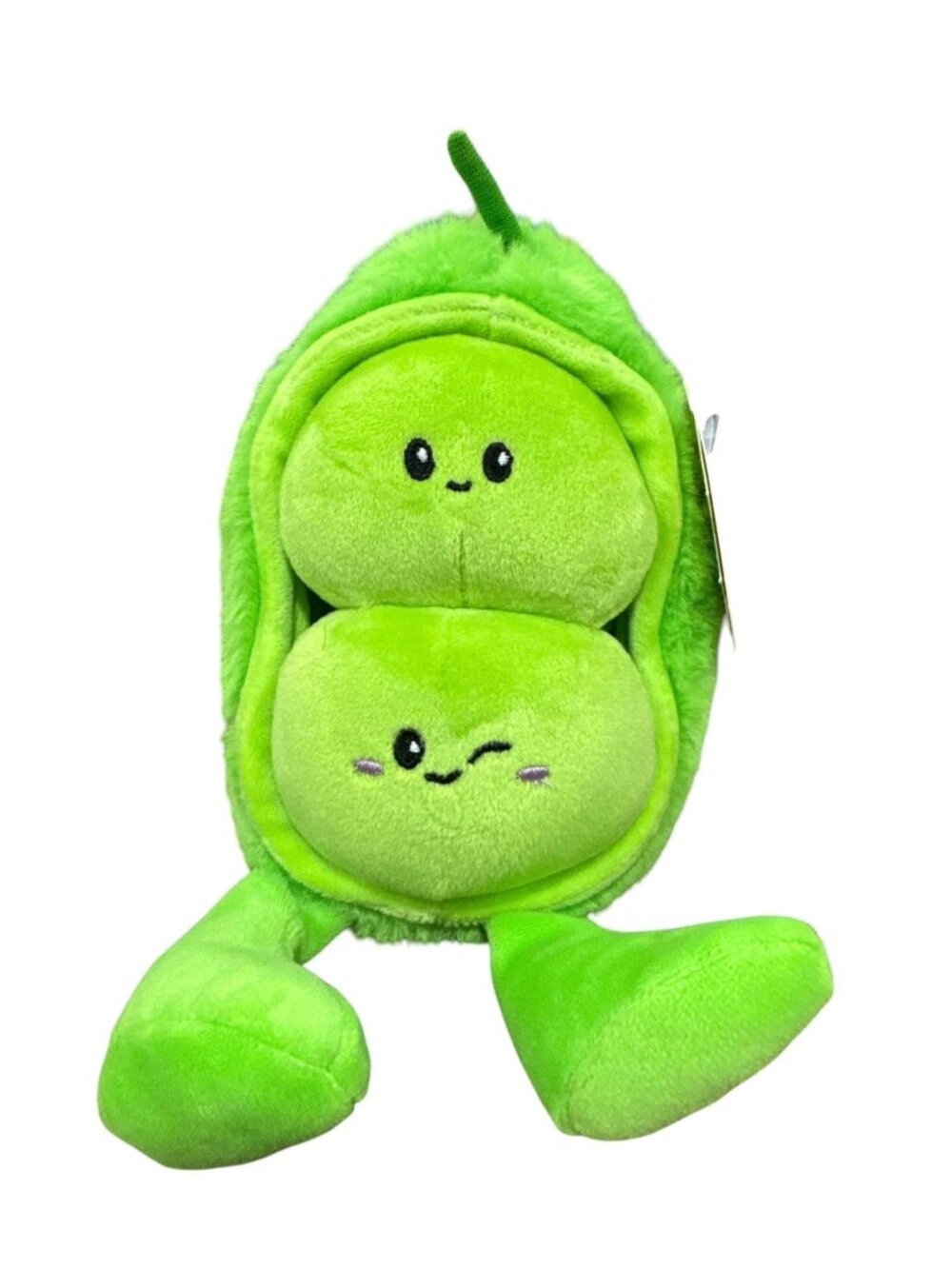 Gigglescape Green Peas In A Pod Plush Toy For Kids Ages 1+